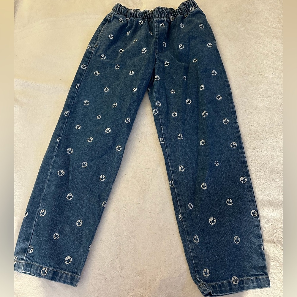 BDG Urban Outfitters Embroidered Smiley Face Jeans